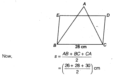 tiwari academy class 9 maths Chapter 7 Heron's Formula 7.2 4